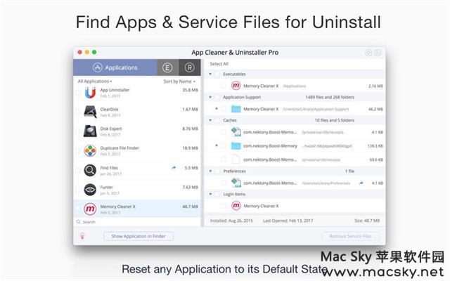 苹果App应用程序卸载清理工具 App Cleaner Pro 4.1 Mac OS X