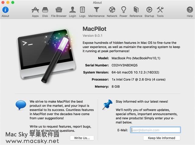 苹果系统修复检查优化工具 MacPilot 9.0.9 Mac OS X